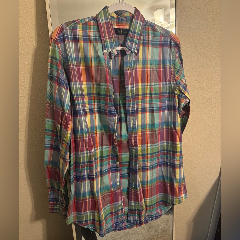 Multi colored Ralph Lauren Button up